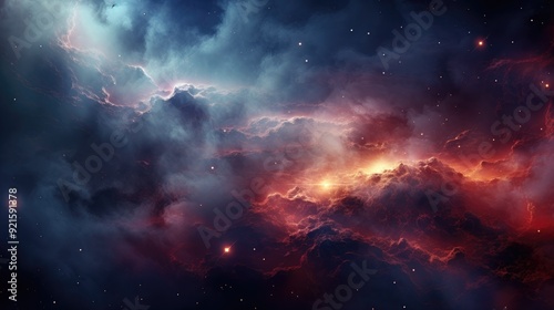 beautiful space, galaxy background