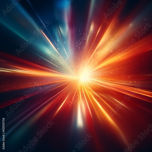 abstract background with rays