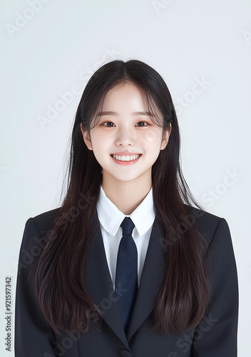 Professional Headshot of a Young Woman in a Suit