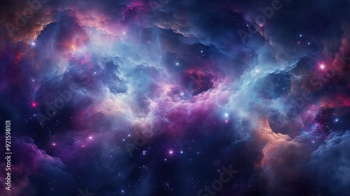 beautiful space, galaxy background