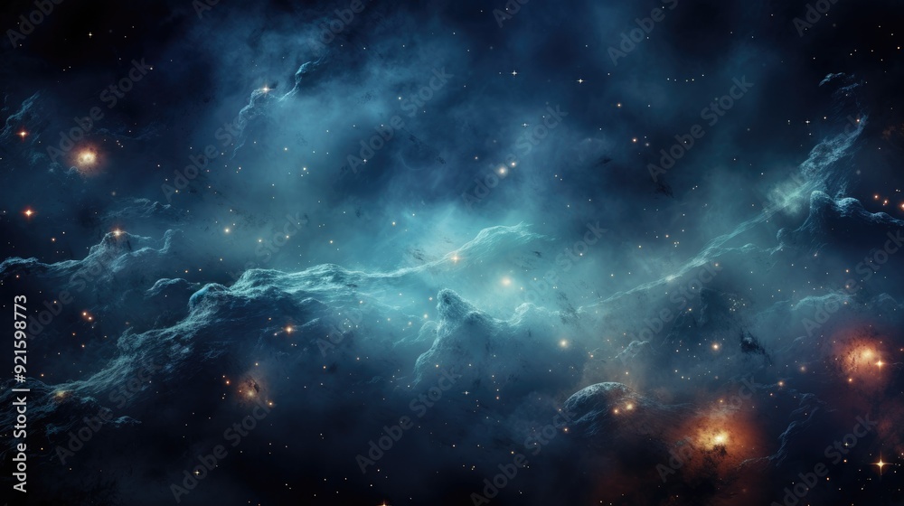 Obraz premium beautiful space, galaxy background