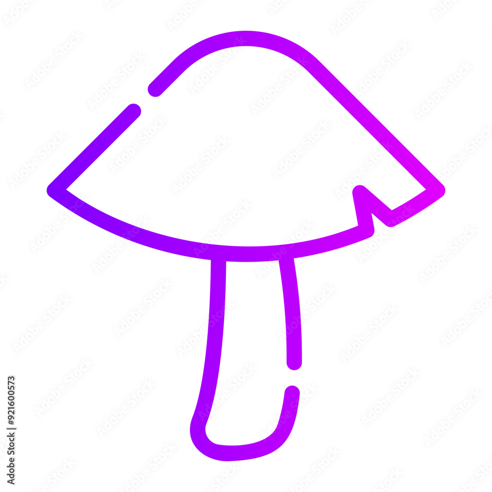 mushroom gradient icon mushroom gradient icon