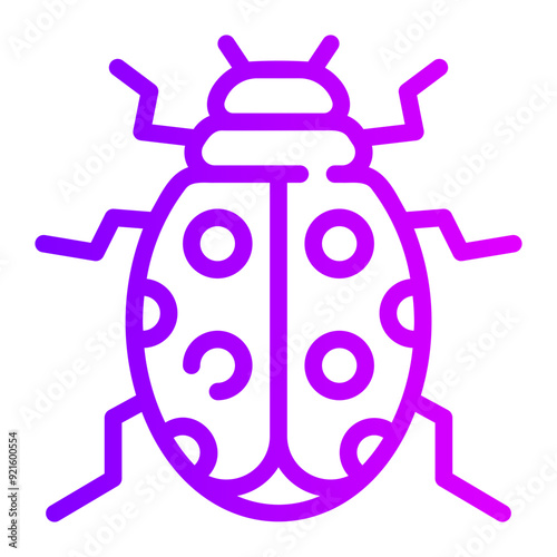 ladybug gradient icon