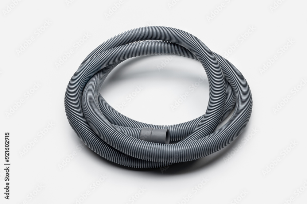 Drain hose, corrugated, new, for washing machines and dishwashers. Drain hose, corrugated, new, for washing machines and dishwashers.