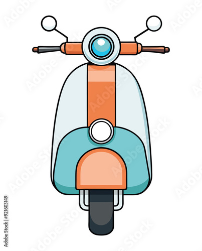 A scooter vector illustration