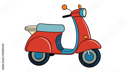 A scooter vector illustration