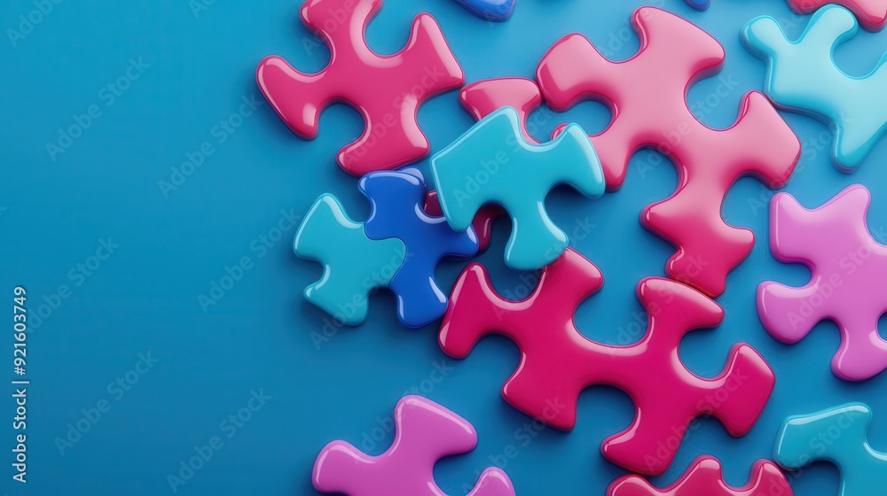 A 3D puzzle with each piece representing a different search query, symbolizing the complexity of search engines A 3D puzzle with each piece representing a different search query, symbolizing the complexity of search engines