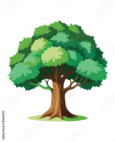 A tree vector illustration
