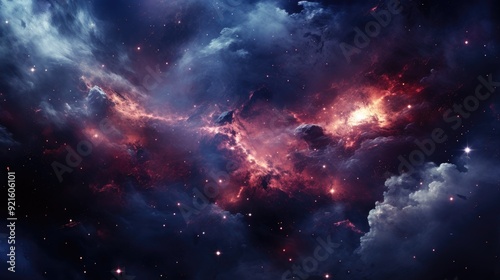 beautiful space, galaxy background