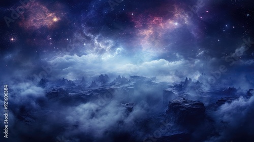 beautiful space, galaxy background