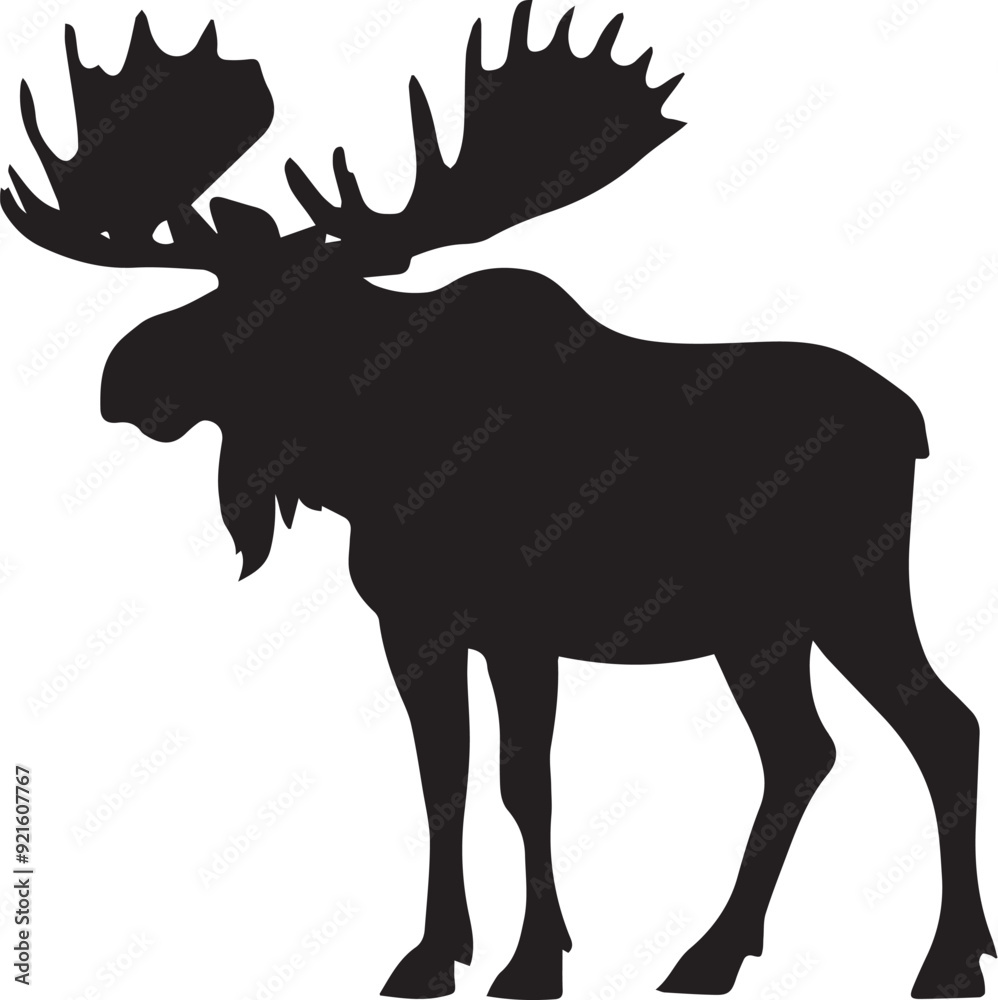 Moose Silhouettes Moose Silhouettes