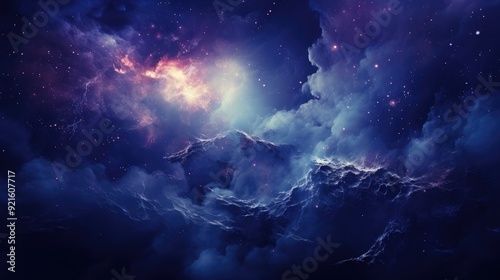 beautiful space, galaxy background