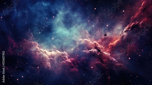 beautiful space, galaxy background