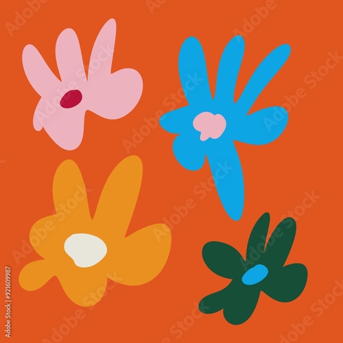 Floral Pattern Abstract Background