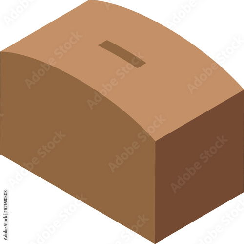 Simple donation box with a slot on top, encouraging generosity and support for a worthy cause