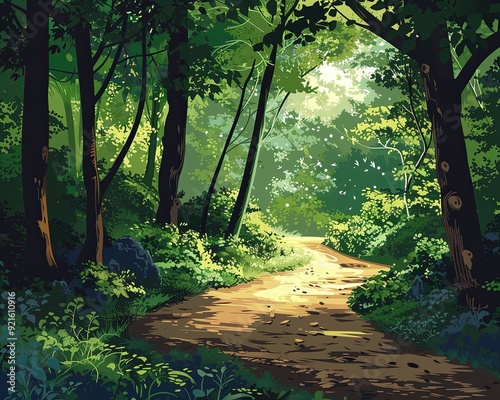 Path into the forest