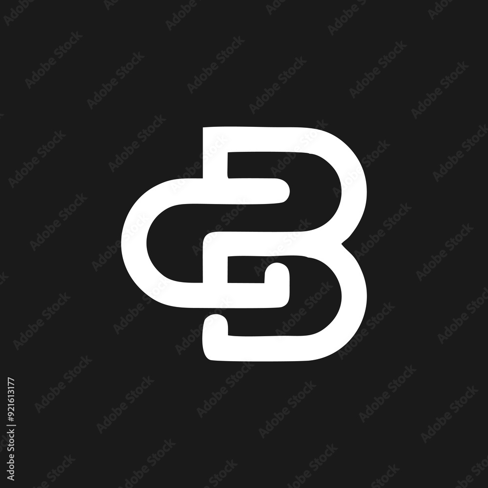 BG logo initial letter design template vector BG logo initial letter design template vector