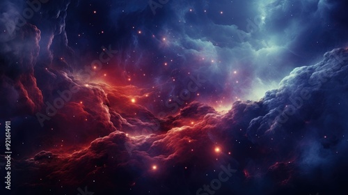 beautiful space, galaxy background