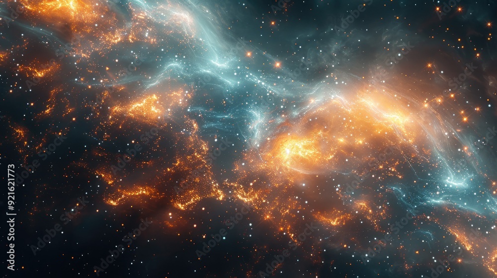 Obraz premium beautiful space, galaxy background