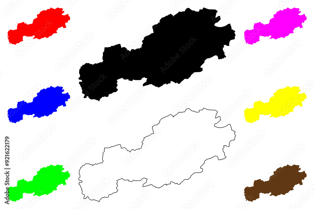 Bolu (Provinces of the Republic of Turkey) map vector illustration, scribble sketch Bolu ili map Bolu (Provinces of the Republic of Turkey) map vector illustration, scribble sketch Bolu ili map