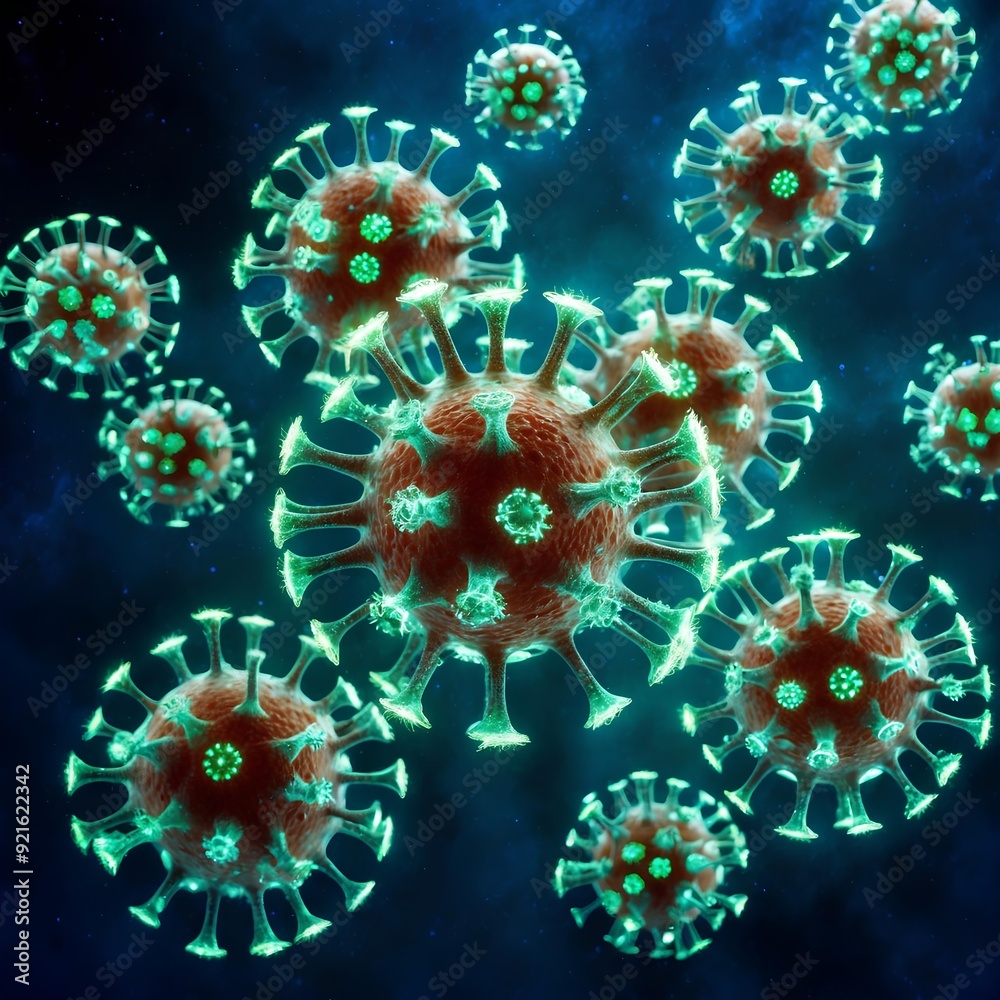 Virus background Virus background