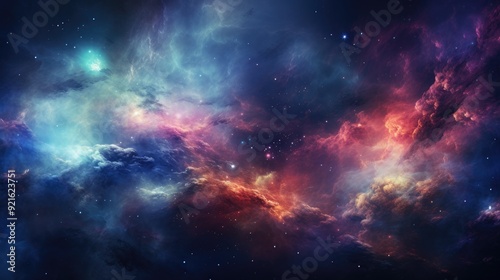 beautiful space, galaxy background