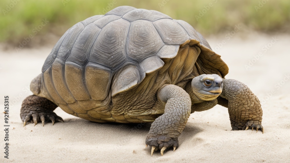 Obraz premium turtle in the grass
