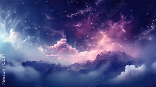 beautiful space, galaxy background