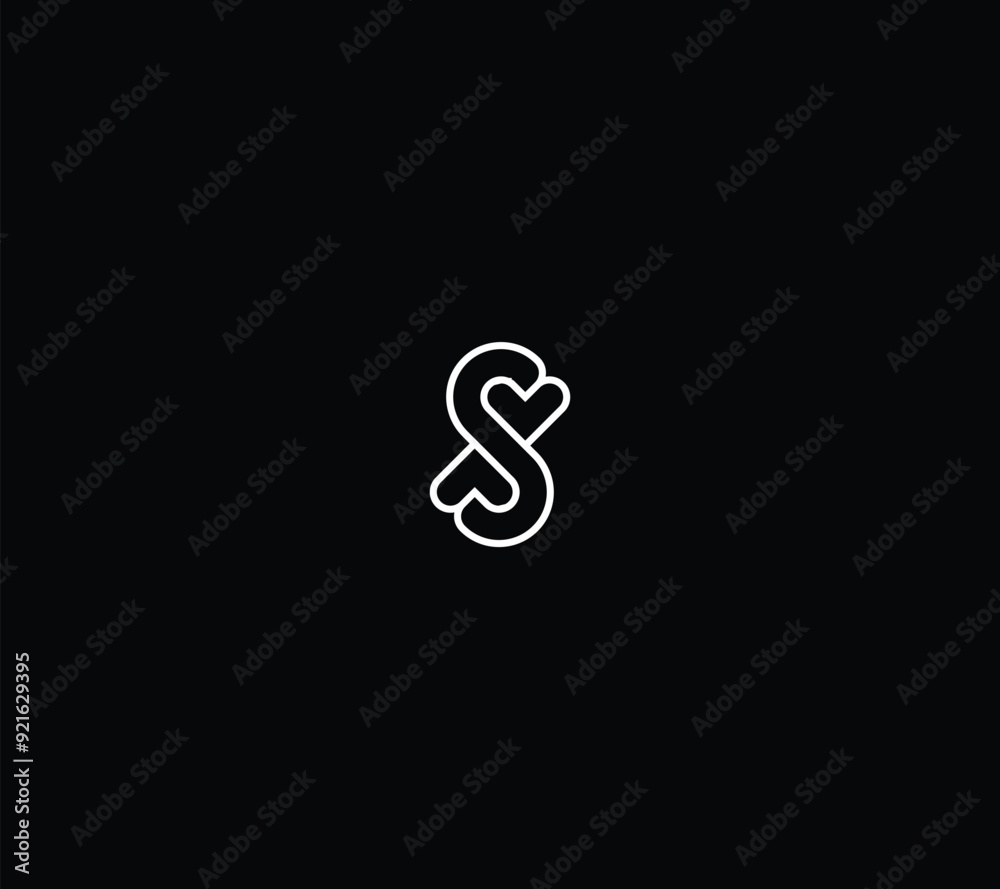 Love logo with abstract letter s symbol Premium Vector Love logo with abstract letter s symbol Premium Vector