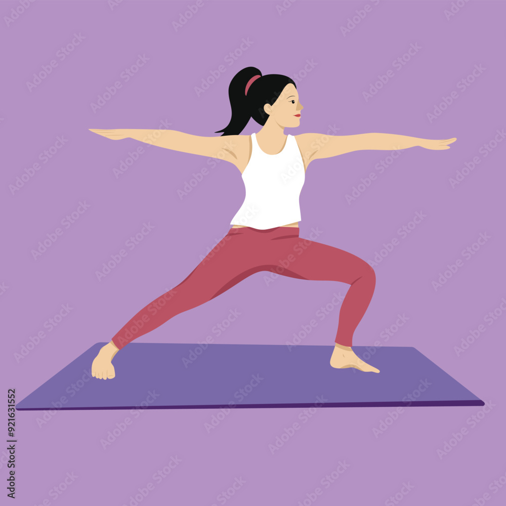 yoga pose asana virabhadrasana II warrior 2 pose yoga pose asana virabhadrasana II warrior 2 pose