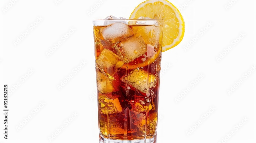 Ice Tea isolated white background Ice Tea isolated white background