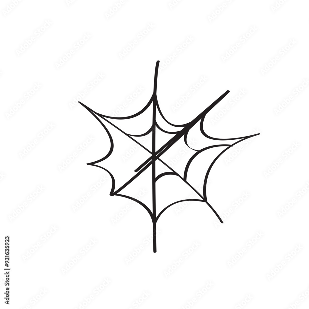 Halloween Cobweb Illustration Halloween Cobweb Illustration