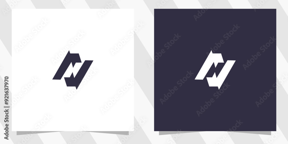 letter n logo design vector letter n logo design vector