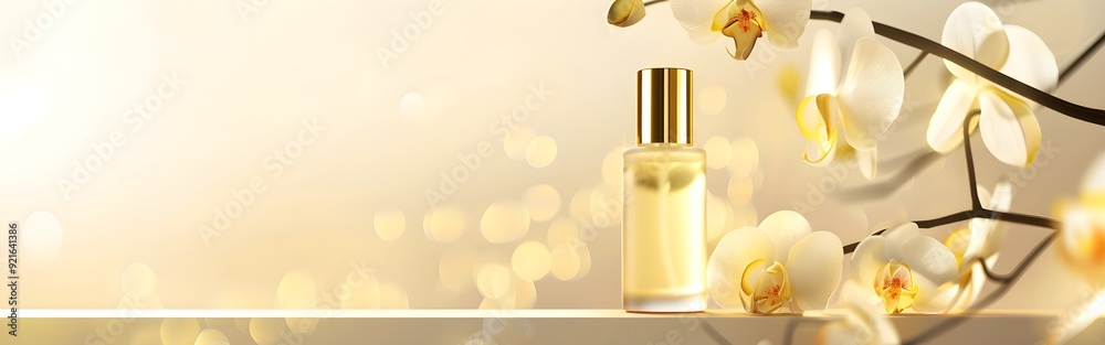 Yellow cosmetic perfume for beauty brand Yellow cosmetic perfume for beauty brand