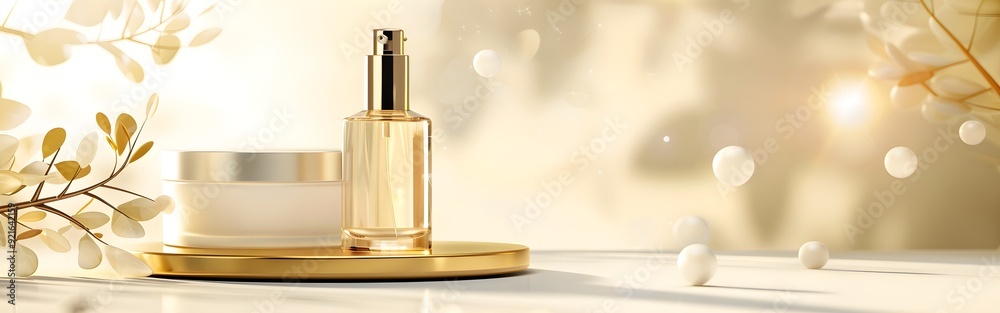 Yellow cosmetic perfume for beauty brand Yellow cosmetic perfume for beauty brand