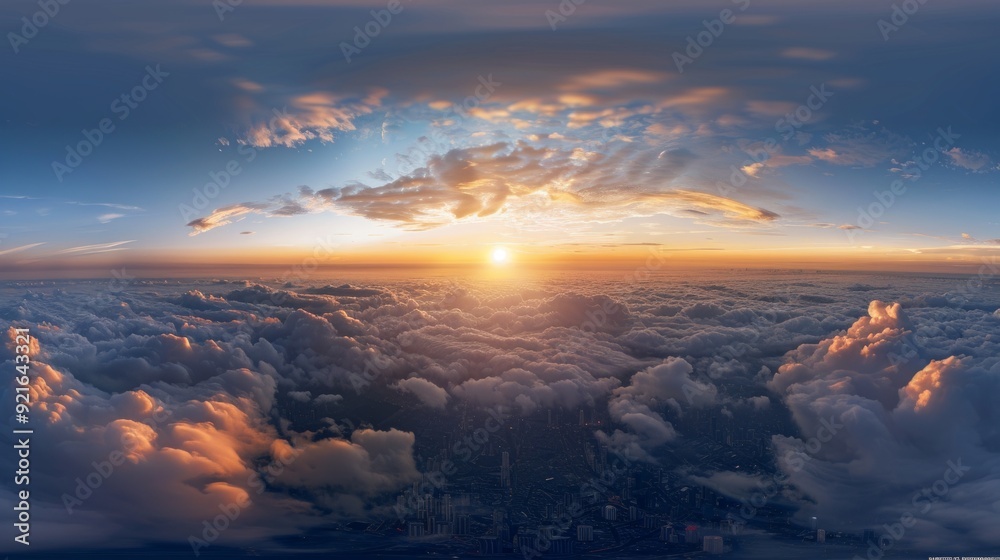 Sunrise Above the Clouds
