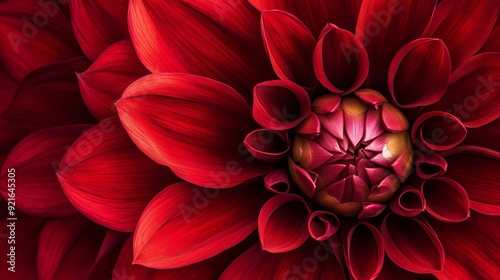 Red Dahlia Flower