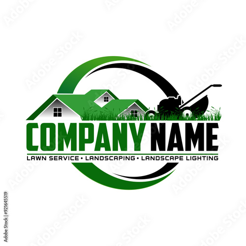 lawn care logo design creative idea design inspiration
