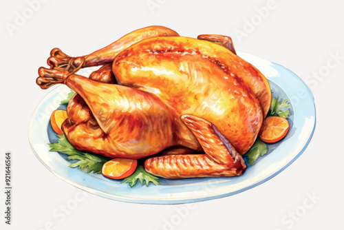 Delicious roasted turkey dish