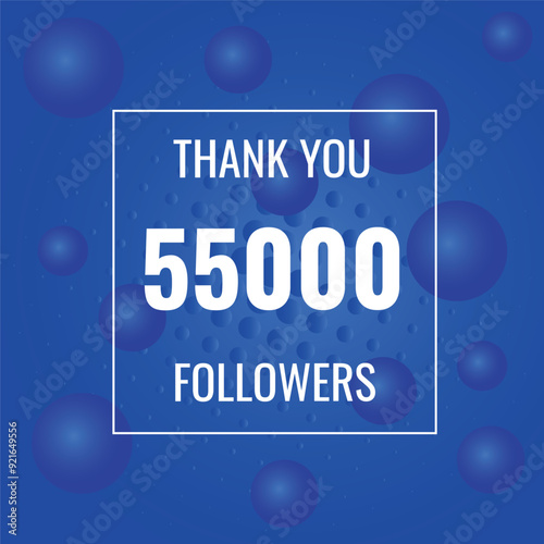 50000 OR 50k followers celebration. Thank you 50000 followers congratulation template banner. banner for social 50k friends and followers. celebrate subscribers and followers.
