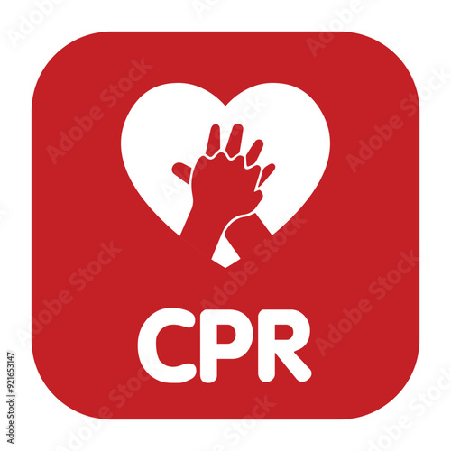heart cpr medical icon vector design	
