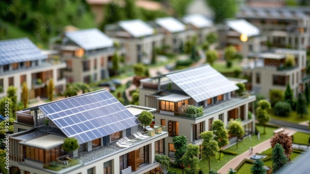 Model Homes with Solar Panels Model Homes with Solar Panels