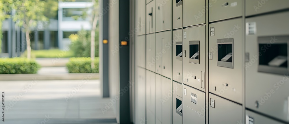 Efficient Self Service Parcel Lockers Offering Convenient Pickup and Drop Off Options for Residential and Commercial Deliveries Efficient Self Service Parcel Lockers Offering Convenient Pickup and Drop Off Options for Residential and Commercial Deliveries