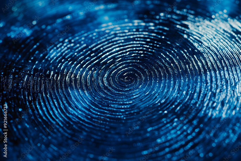 A blue circle with a blue line in the middle A blue circle with a blue line in the middle