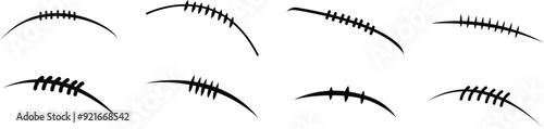 Vector set pattern design oval ball in sports american football popular sport competition to find winner, American Football vector file, isolated on transparent background, used for sports, website.