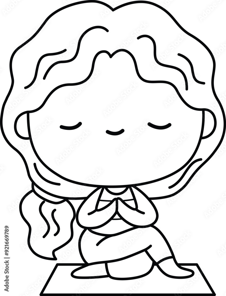 a vector of a woman doing yoga pose in black and white coloring
a vector of a woman doing yoga pose in black and white coloring