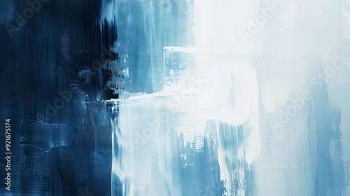 abstract luminous shades of white and light blue