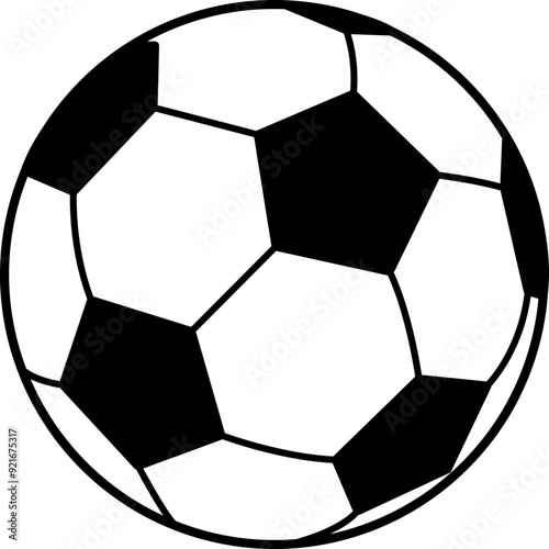 soccer ball icon illustration