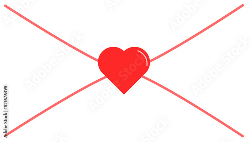 envelope with heart