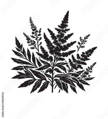 goldenrod vector style,silhouette vector,black and white color